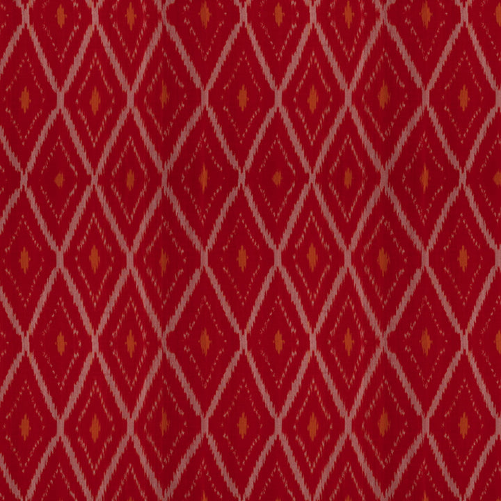 body design of Handwoven Cotton Ikat Saree 
