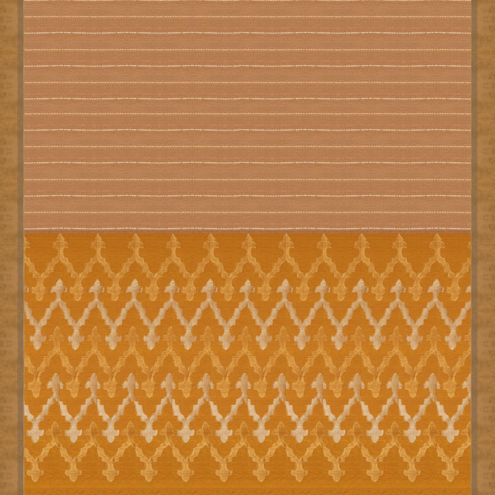 Pallu of Handwoven Silk Cotton Saree 