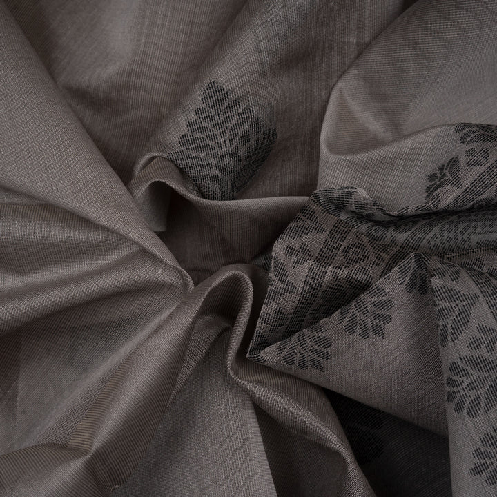 Closeup of  Handwoven South Cotton Saree 