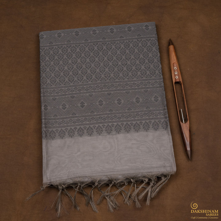 Folded  Handwoven South Cotton Saree 