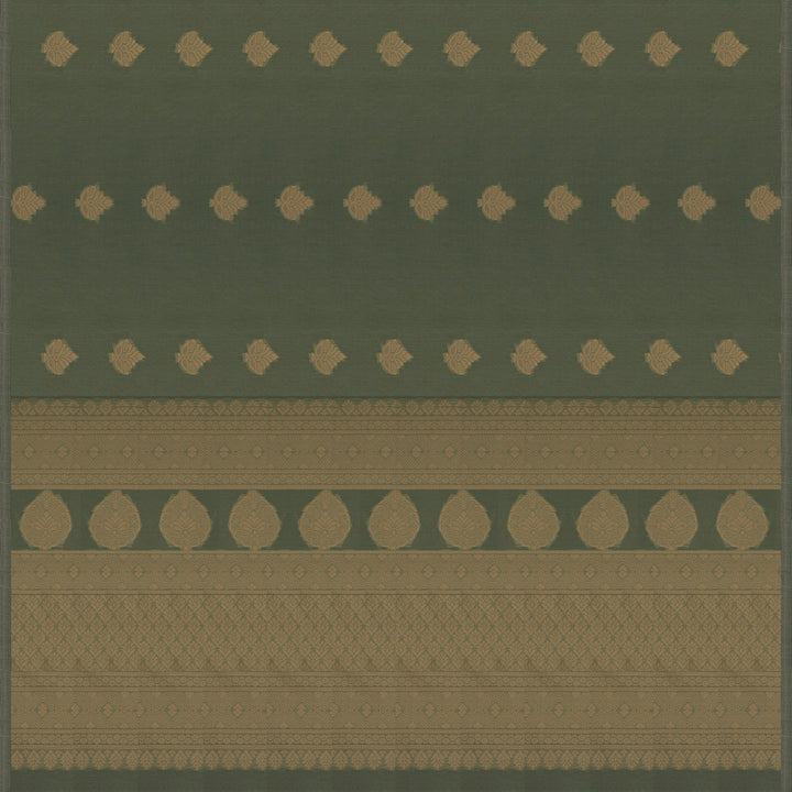 Pallu of Handwoven South Cotton Saree