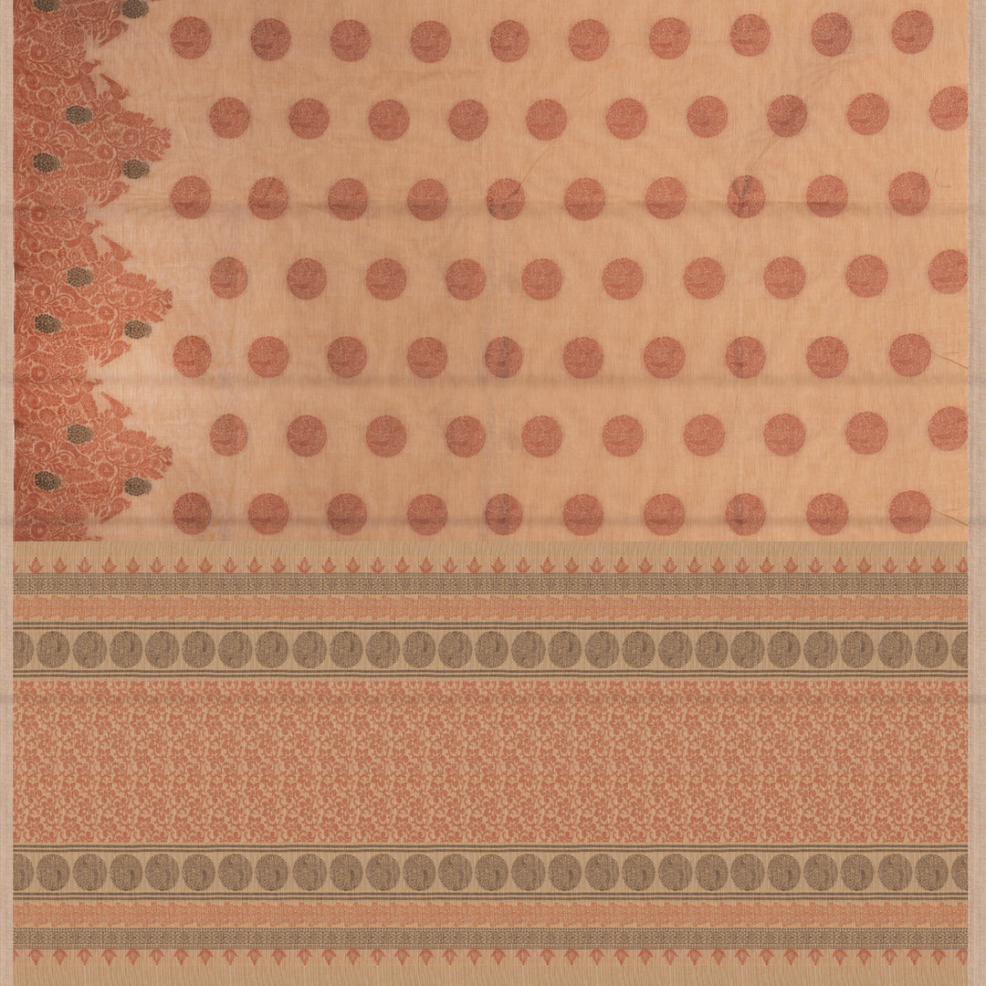 Pallu of Handwoven South Cotton Saree