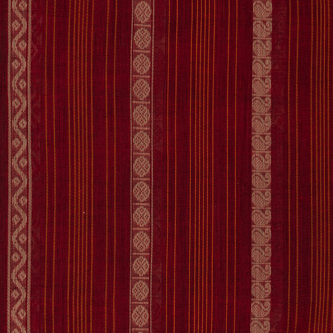 Body design of Handwoven Kanjivaram Cotton Saree