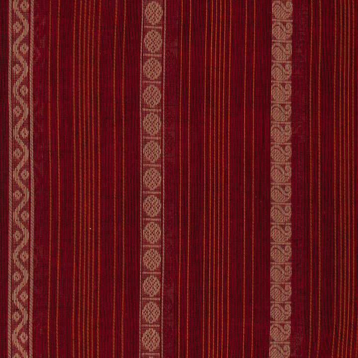 Body design of Handwoven Kanjivaram Cotton Saree