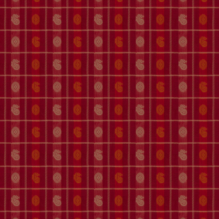 Body design of Handwoven Kanjivaram Cotton Saree