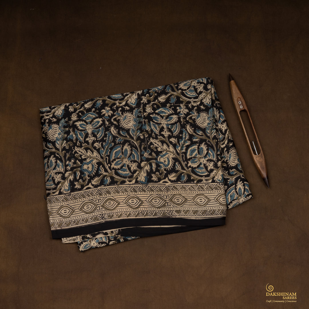 Folded  Handwoven Modal Silk Saree