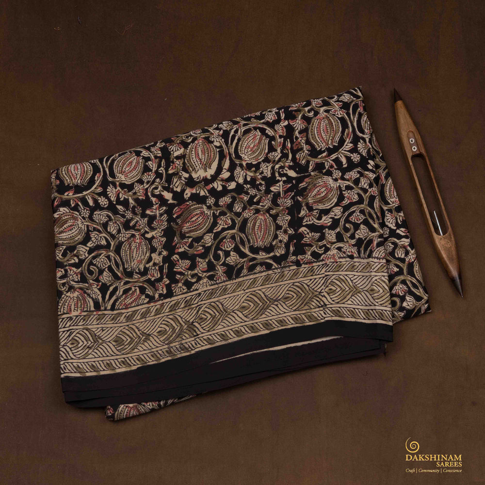 Folded Handwoven Maroon with multi-colour Modal Silk Saree