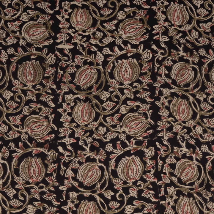 Body design of Handwoven Maroon with multi-colour Modal Silk Saree