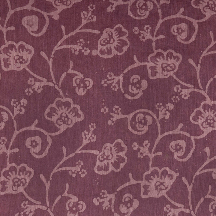 Body design of Handwoven Lavendar Chanderi Silk Saree 