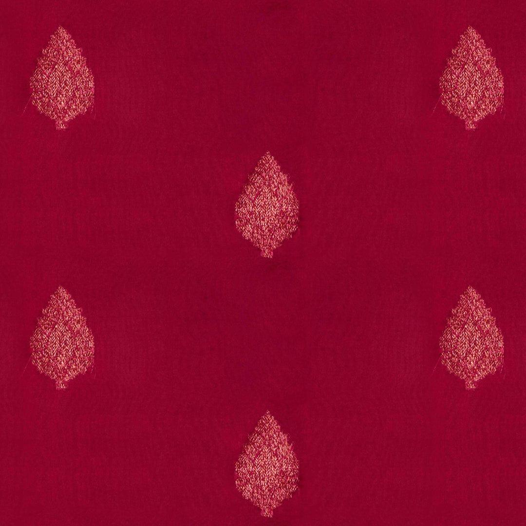 Body desgn of Handwoven Banarasi organza silk Saree