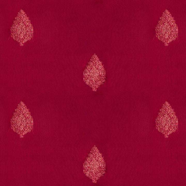Body desgn of Handwoven Banarasi organza silk Saree