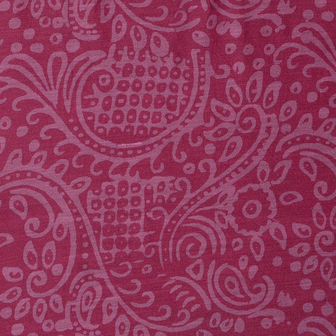 Body Design of Handwoven Pink Chanderi Silk Saree