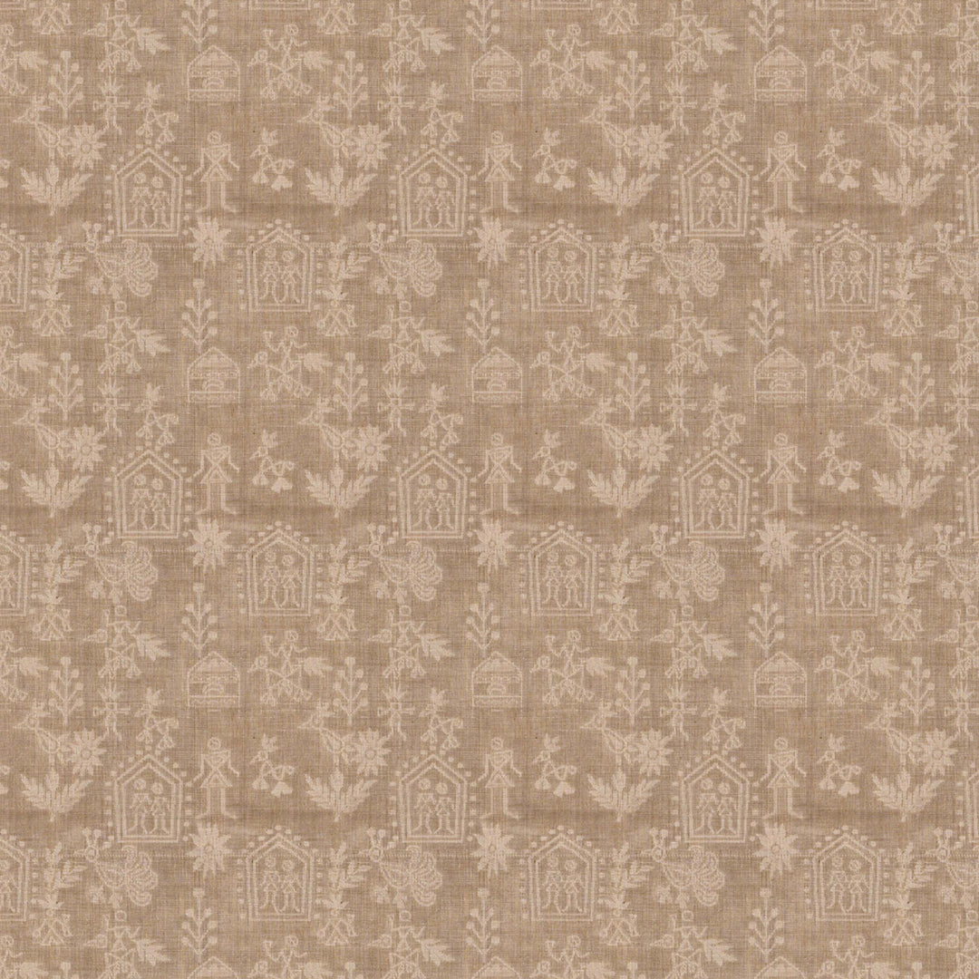 Handwoven Beige South Cotton Saree - 2947T014583DSC