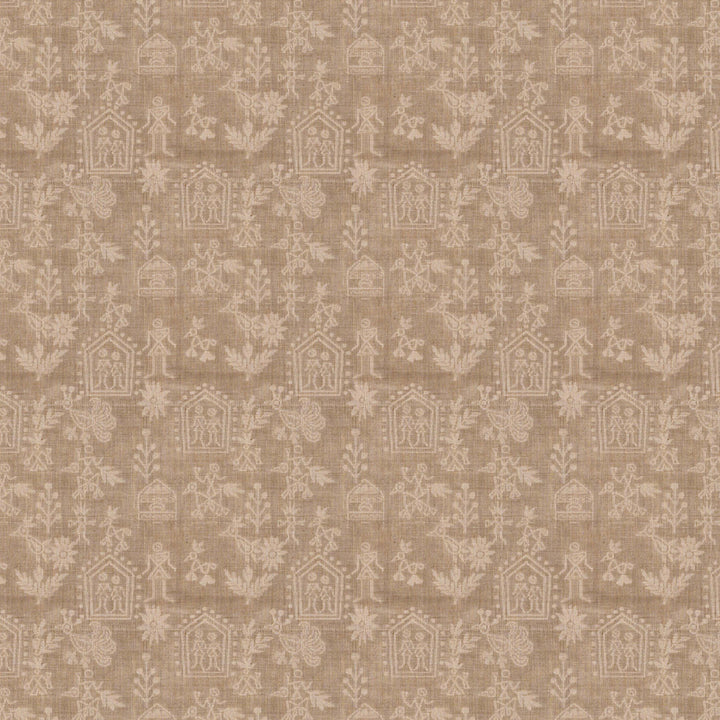 Handwoven Beige South Cotton Saree - 2947T014583DSC