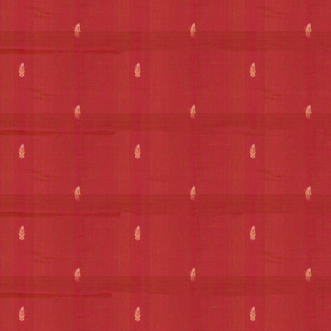 Body design of Handwoven Pink with Orange Silk Cotton Saree