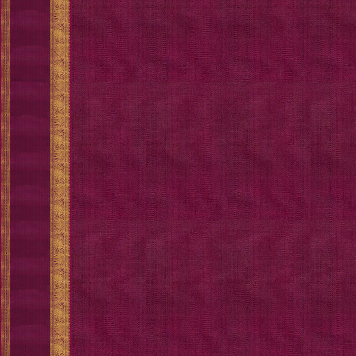 Blouse with Solid purple color swatch with a gold border