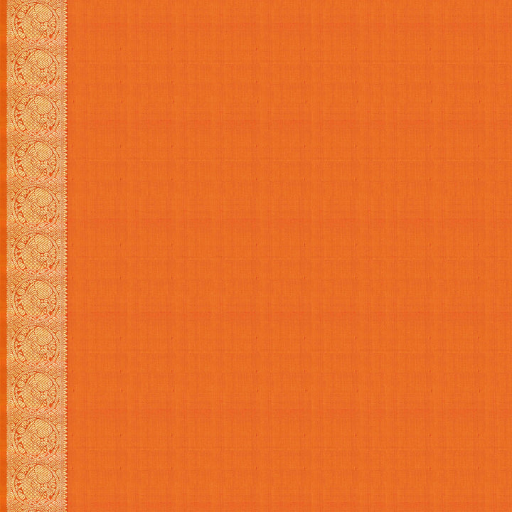 Blouse of Handwoven Kanjivaram silk Saree