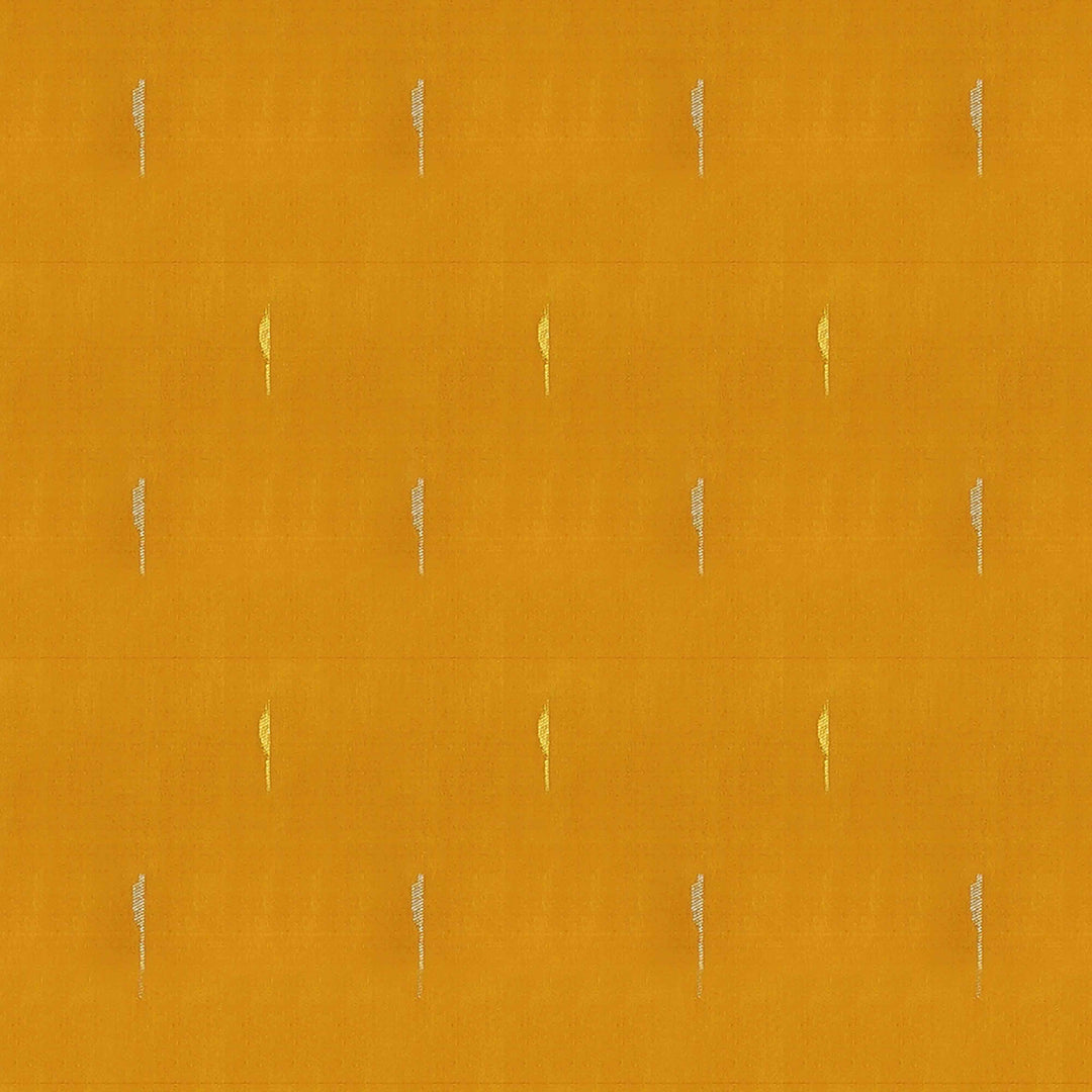 Handwoven Yellow with Red Korvai Kanjivaram silk Saree- 2981T012560DSC