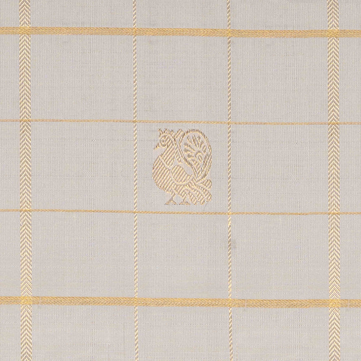 Body desIgn of Handwoven Korvai Kanjivaram silk Saree