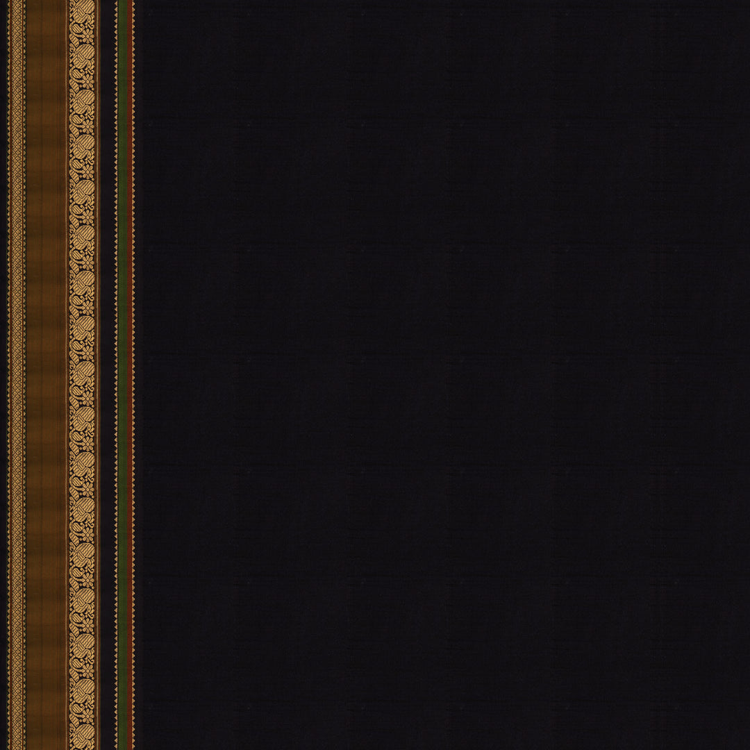Blouse of Handwoven Korvai Kanjivaram silk Saree