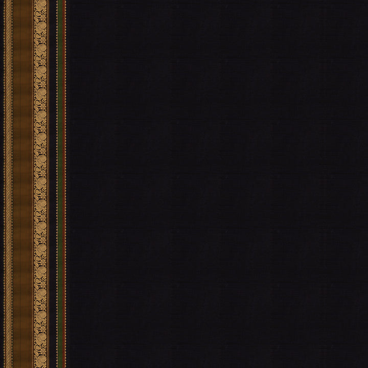 Blouse of Handwoven Korvai Kanjivaram silk Saree