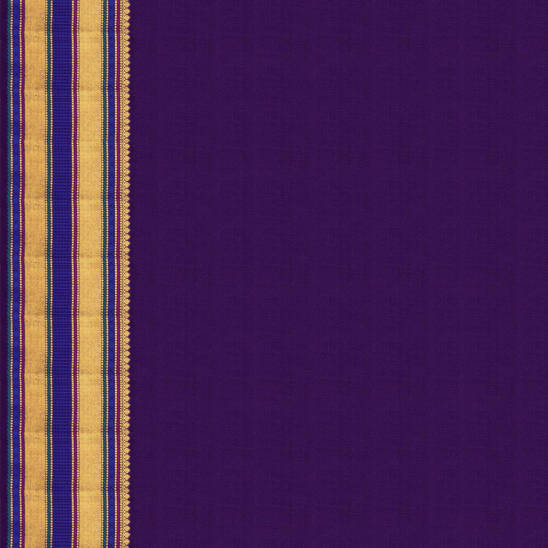Blouse of Handwoven Korvai Kanjivaram silk Saree