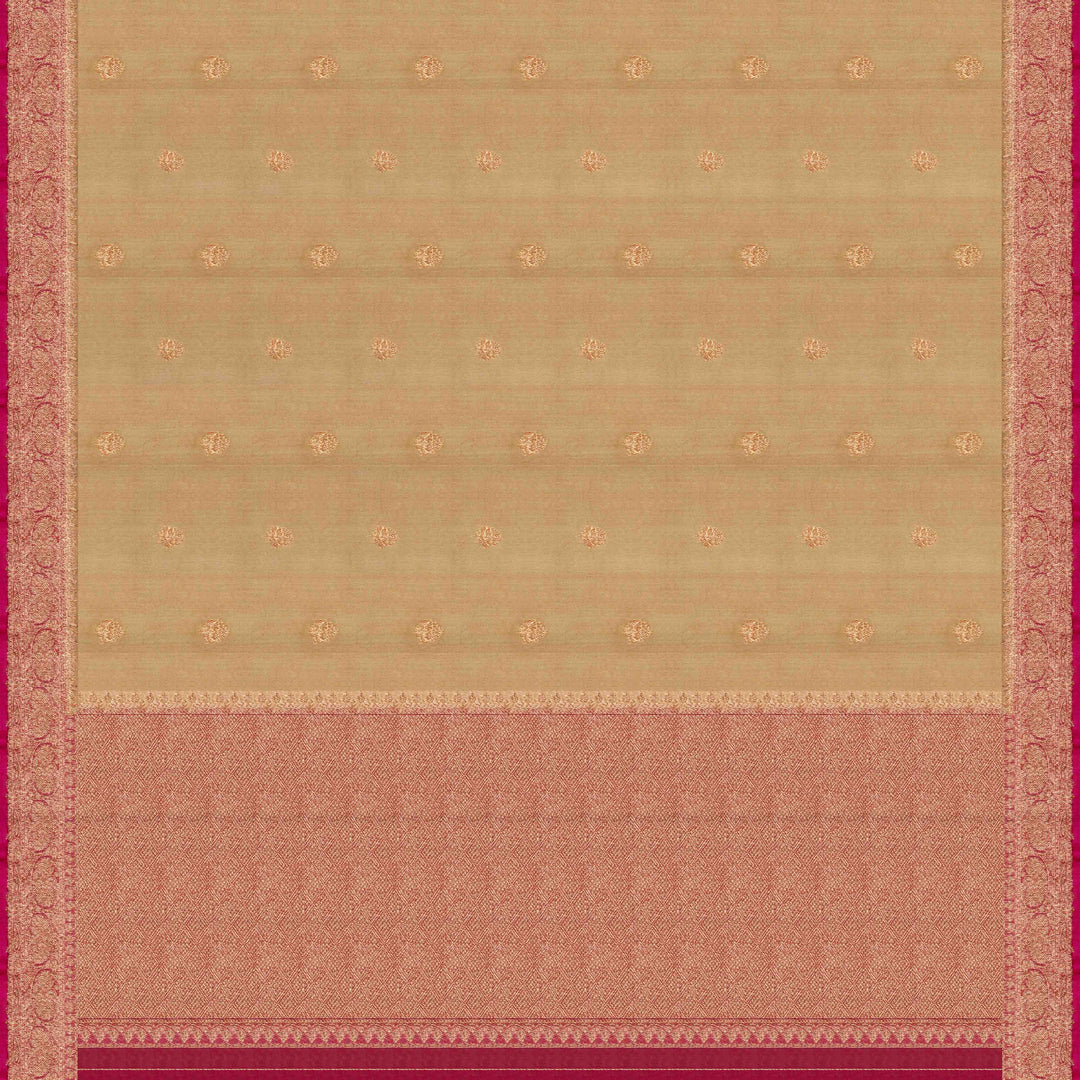 Pallu of Handwoven Banarasi organza silk Saree