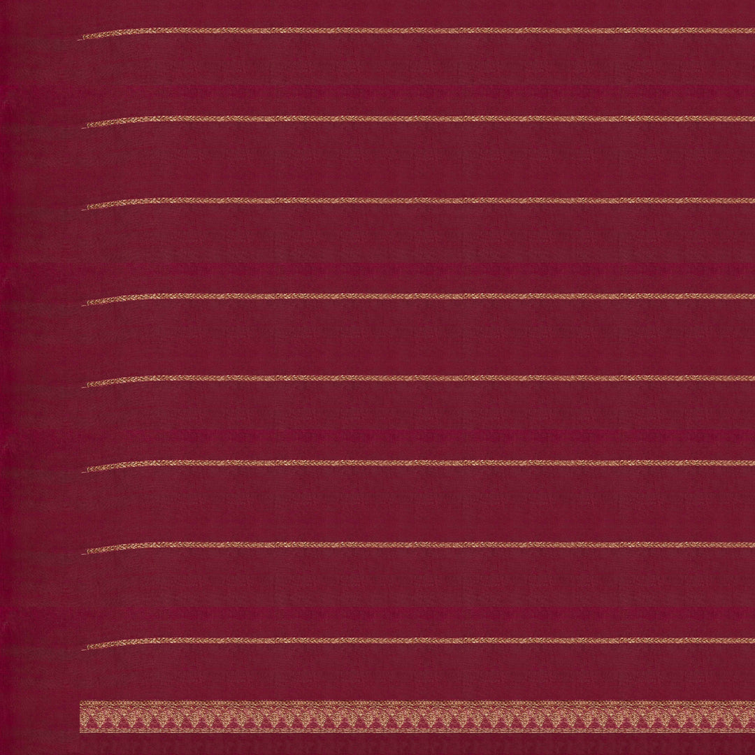 Blouse of  Handwoven Banarasi organza silk Saree