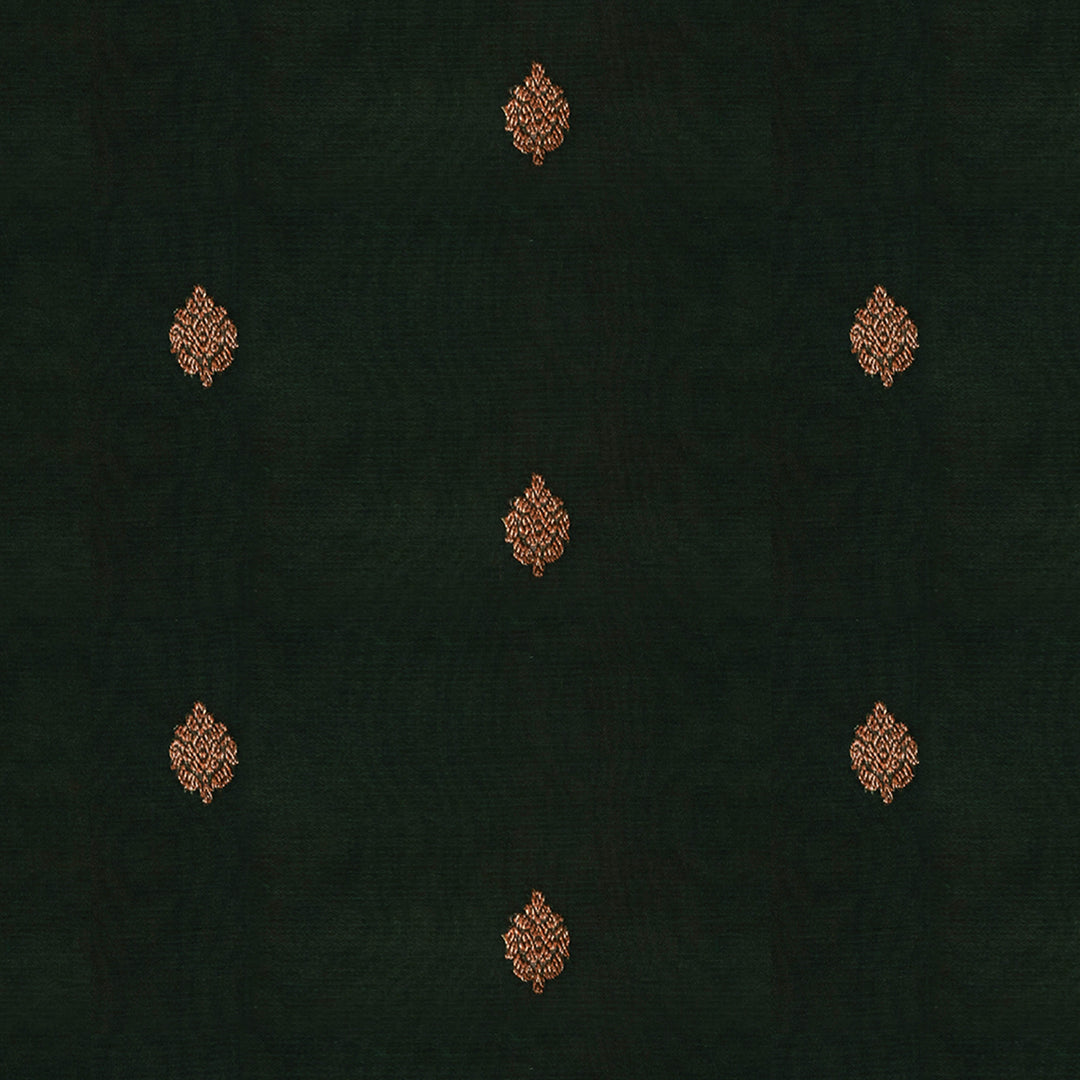 Body desgn of Handwoven Banarasi organza silk Saree