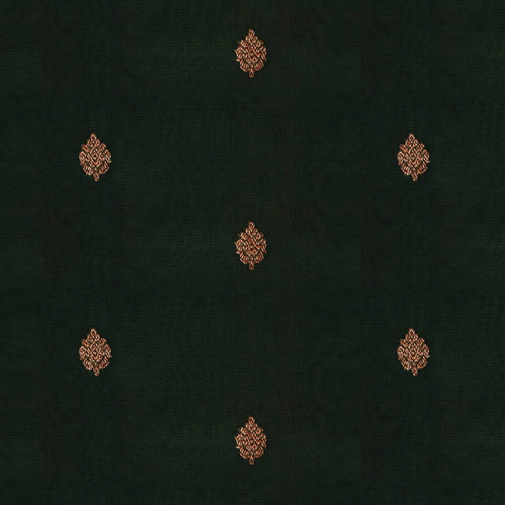 Body desgn of Handwoven Banarasi organza silk Saree
