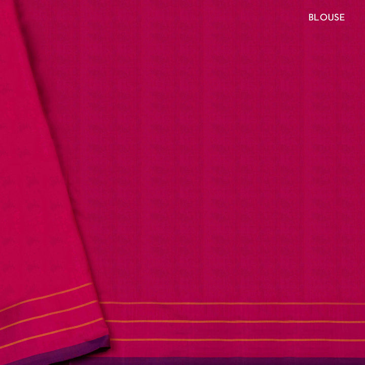Blouse of  Handwoven Ikat Silk Saree