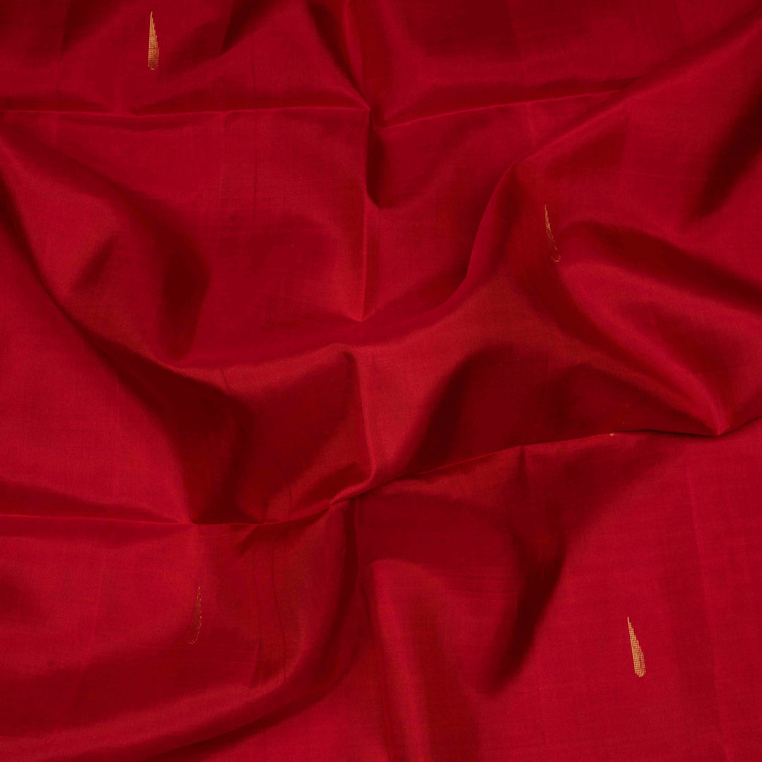 Handwoven Red with Black Soft Silk Saree- 3012T009873DSC