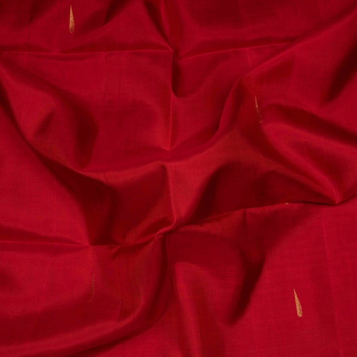 Handwoven Red with Black Soft Silk Saree- 3012T009873DSC