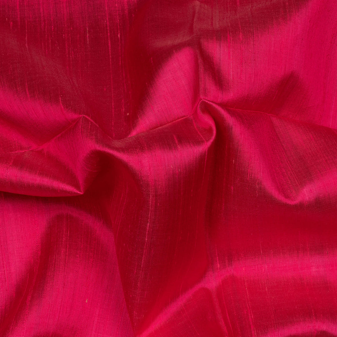 Handwoven Peach with Gold Dupion silk Saree- 3015T013748DSC