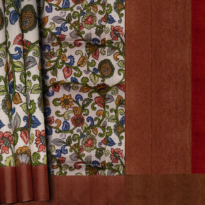 Body design of Handwoven Dupion Soft Silk Saree