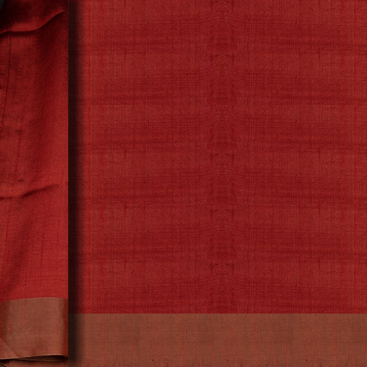 Blouse of Handwoven Dupion Soft Silk Saree