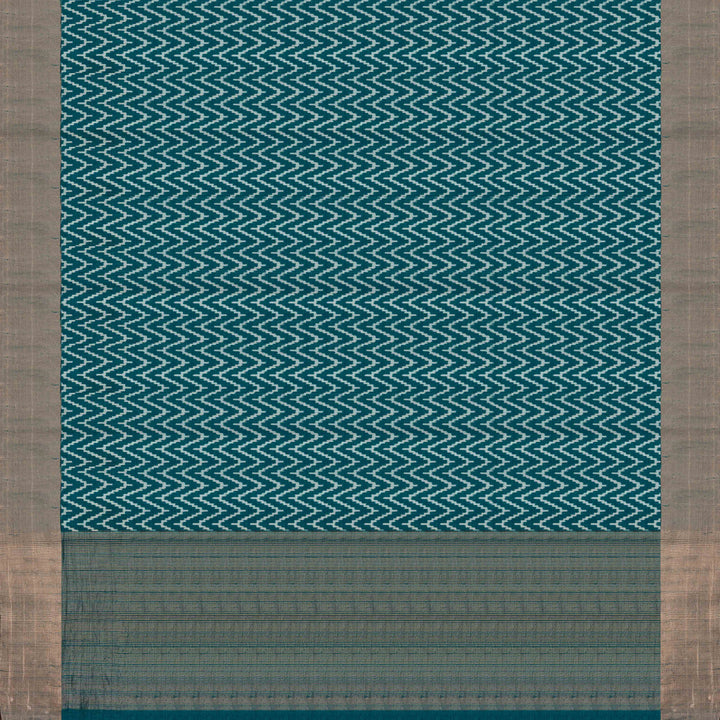Pallu Handwoven Dupion soft silk Saree