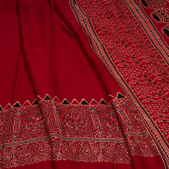 Body design of  Handwoven Modal Silk Saree
