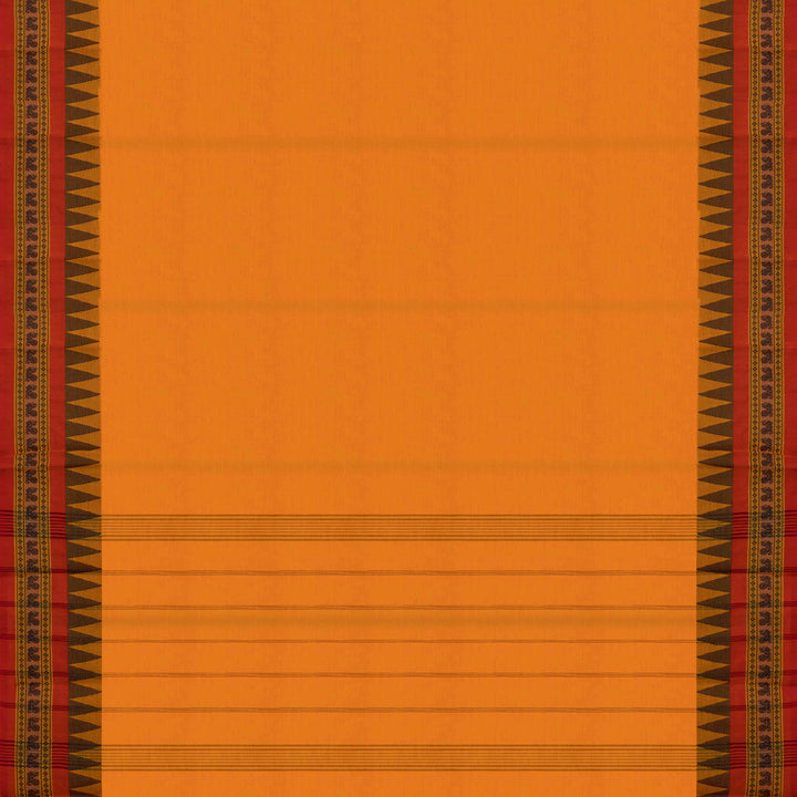 Pallu of Handwoven Chettinad Cotton Saree
