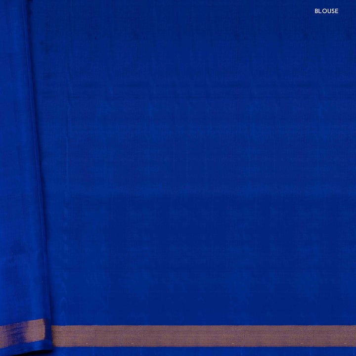Blouse of Handwoven green ikkat cotton Saree