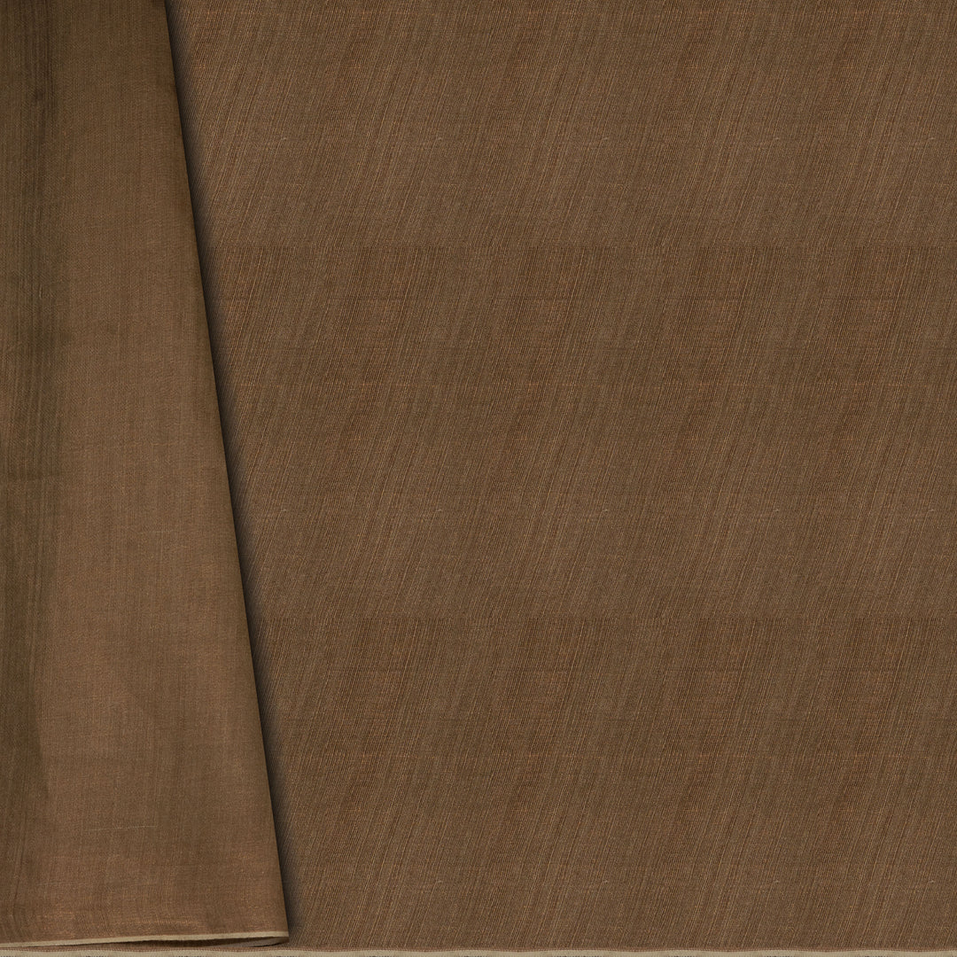 Handwoven moss green matka tissue silk Saree- 3112N027001DSC