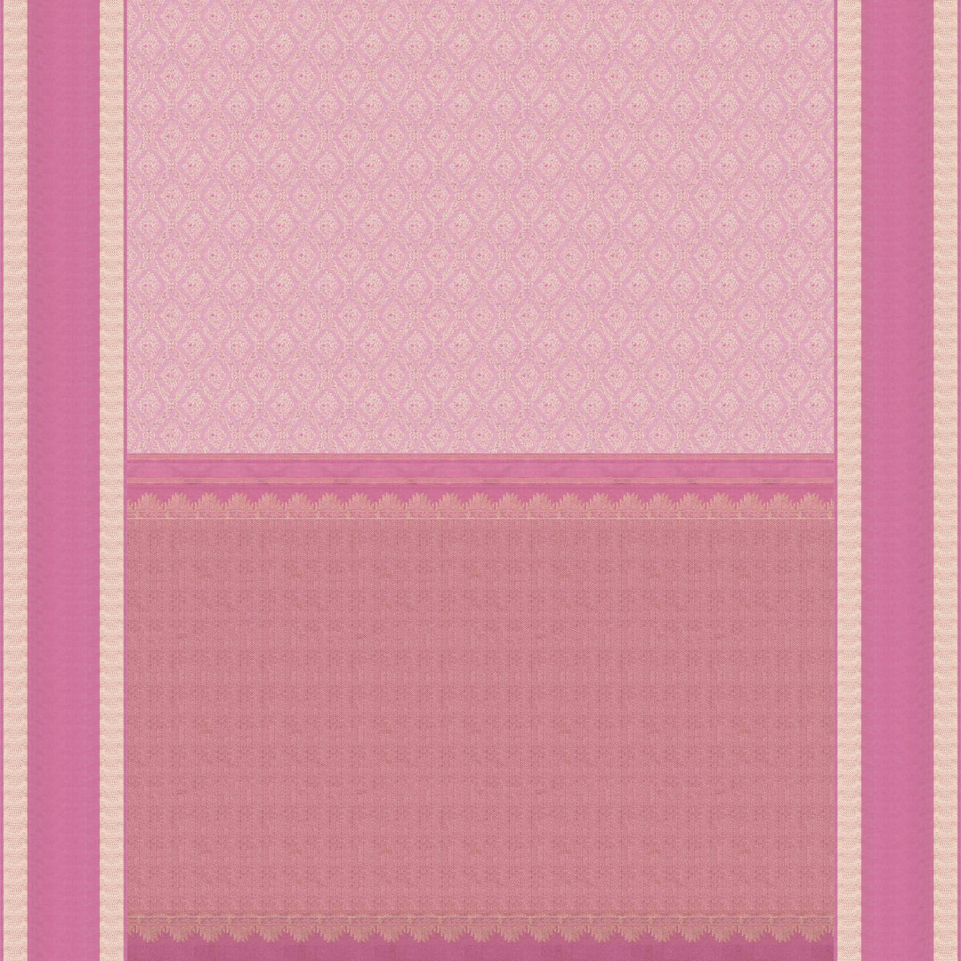 Patterned fabric with pink and beige colors