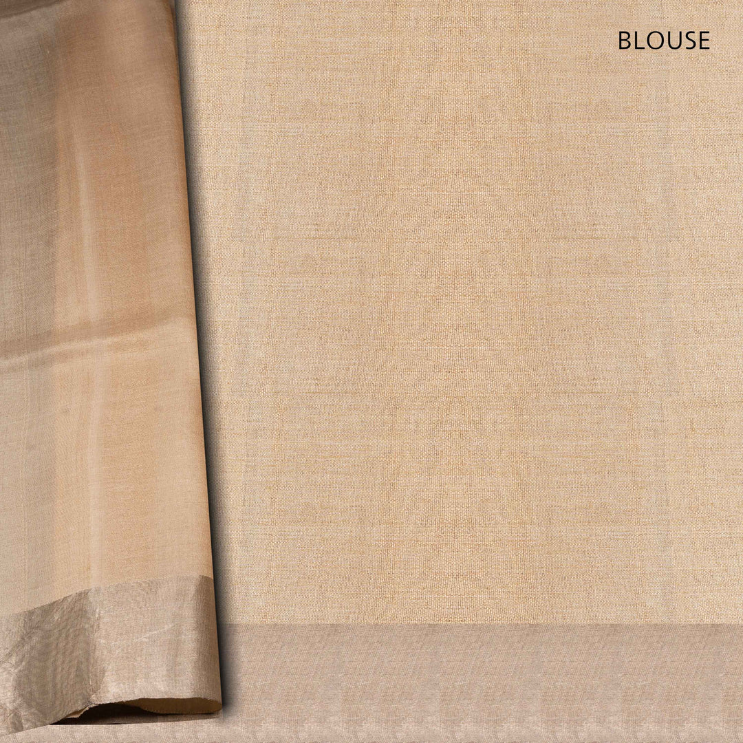 Beige fabric with a subtle pattern, labeled 'BLouse'.