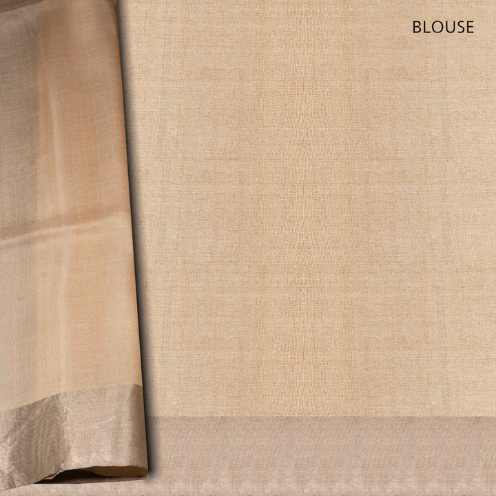 Beige fabric with a subtle pattern, labeled 'BLouse'.