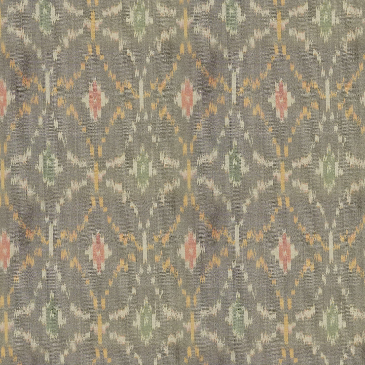Handwoven Green Silk Ikat Fabric - 25T001270DSC