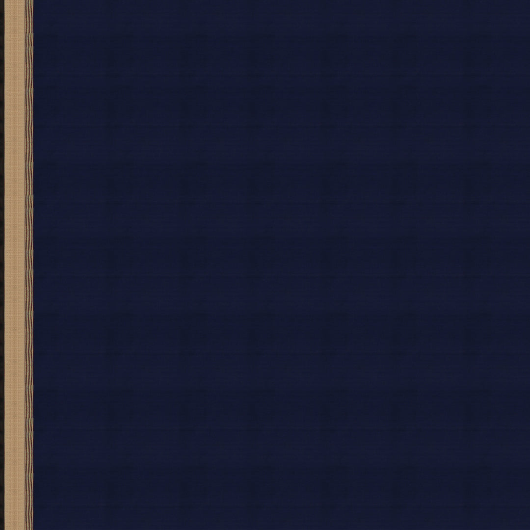 Handwoven Green with Navy Blue Soft Silk Saree - 1778T009278DSC