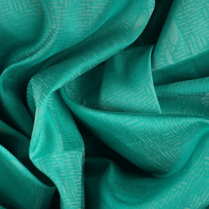 Handwoven Green Soft Silk Saree - 1785T008075DSC