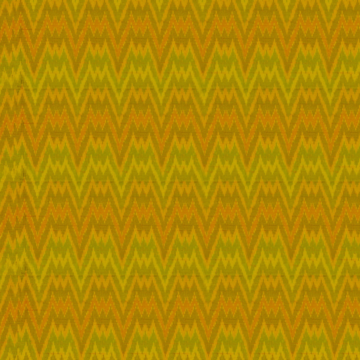 Handwoven Multi colour Raw silk Ikat Fabric - 27T001269DSC
