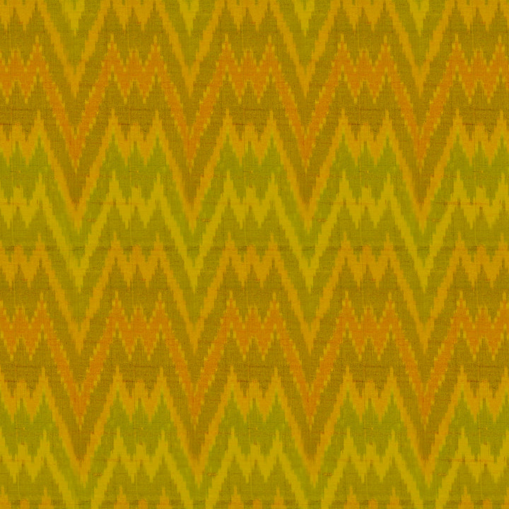 Handwoven Multi colour Raw silk Ikat Fabric - 27T001269DSC