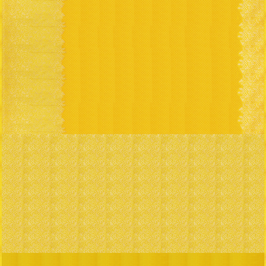 Handwoven Yellow Kanjivaram Silk Saree- 1805T004042DSC